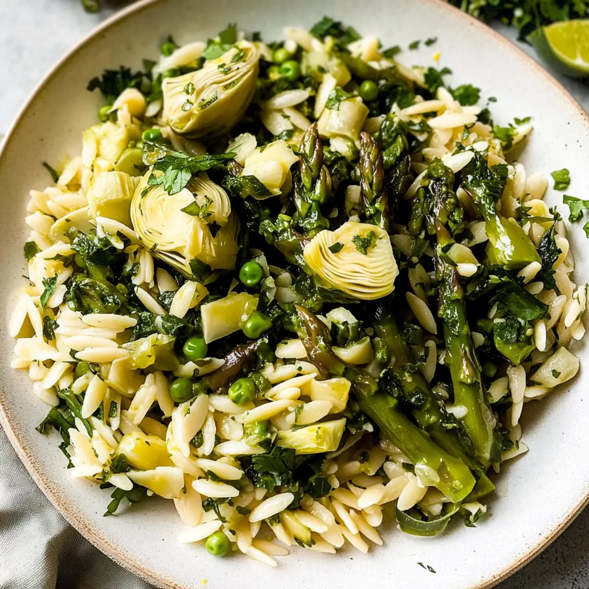 Spring Orzo Salad