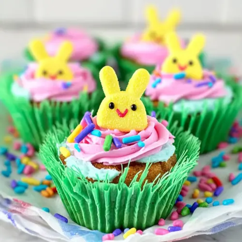 PEEPS Bunny Cupcakes