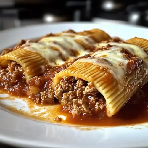 Cheesy Stuffed Manicotti