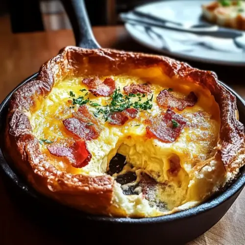 Cheddar & Bacon Dutch Baby