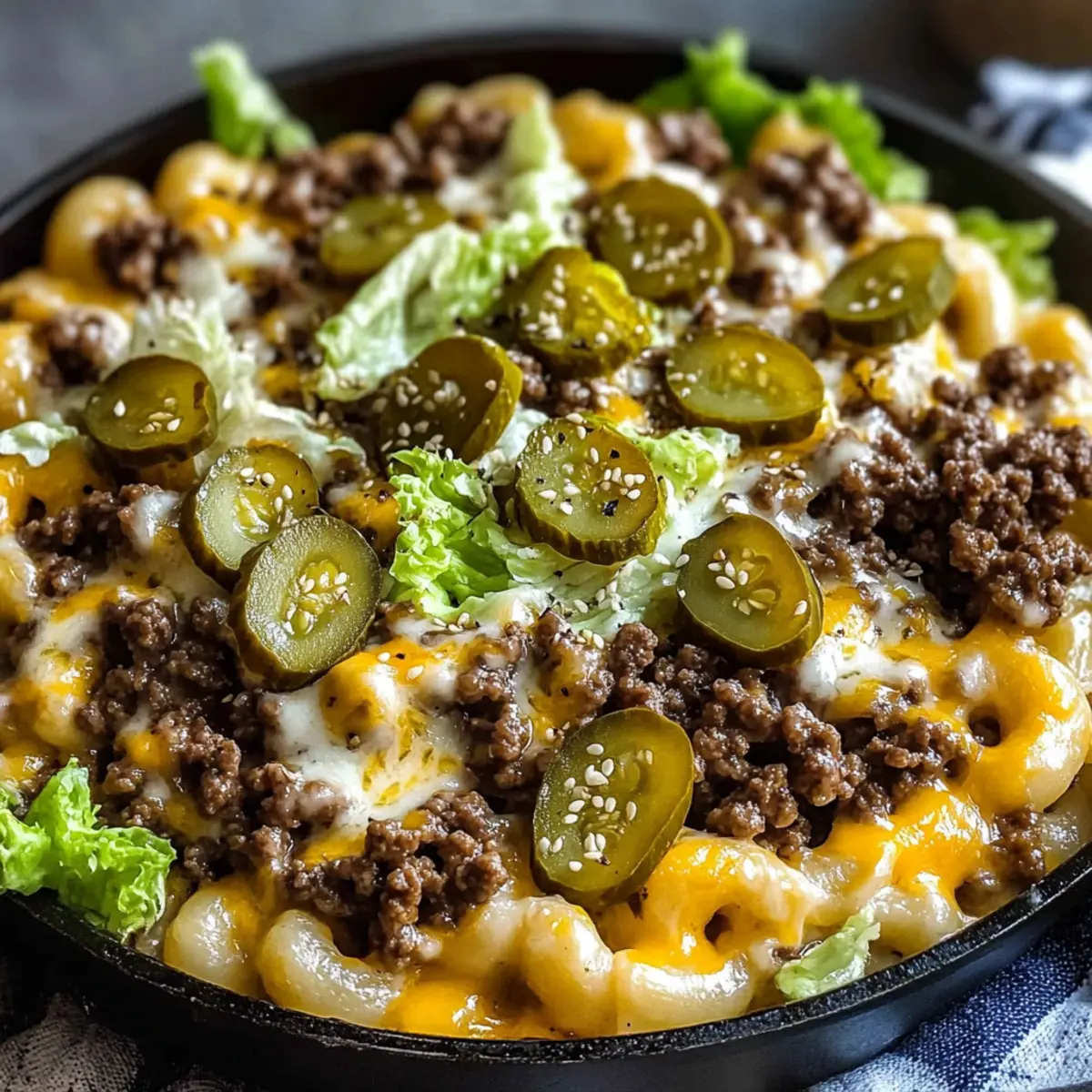 Keto Smashburger Mac Skillet