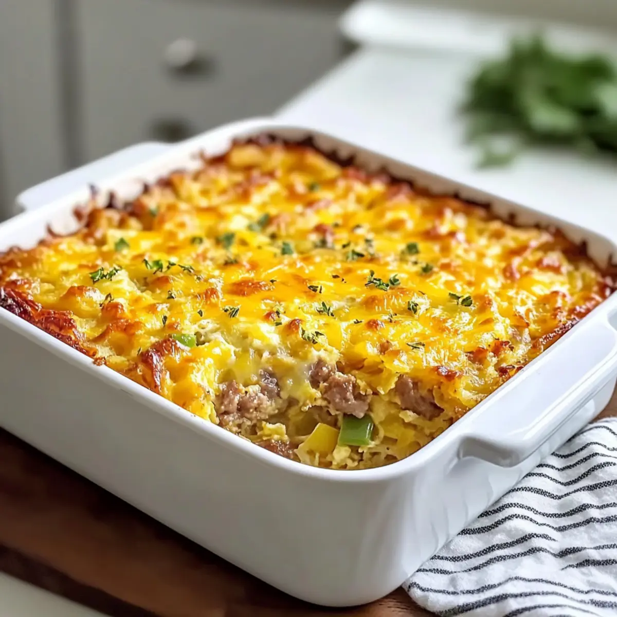 Breakfast Casserole with Hash Browns