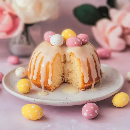 Easter Mini Bundt Cakes