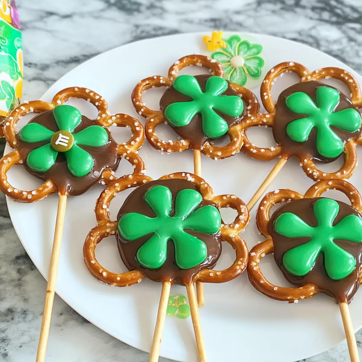 Whip Up Shamrock Pretzels