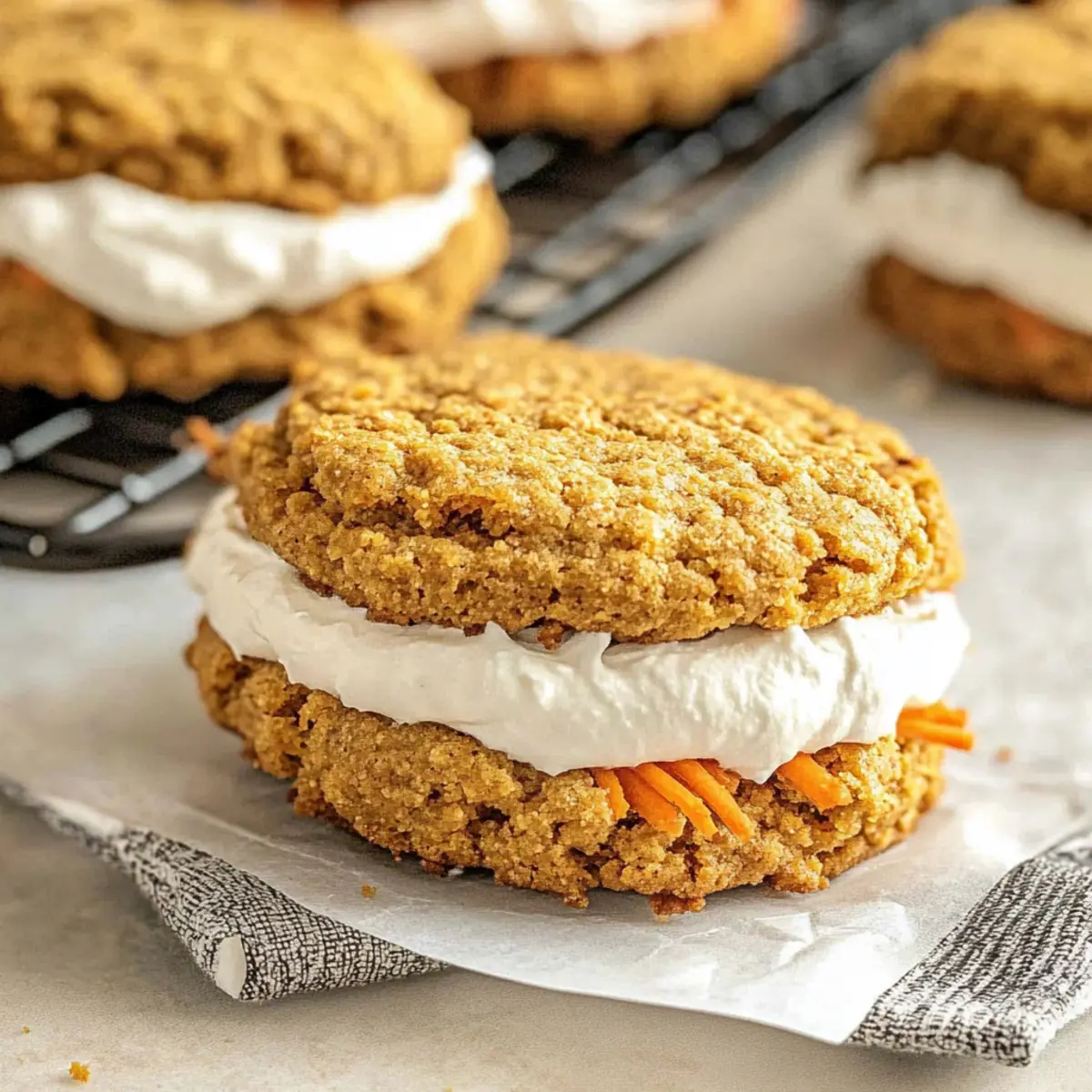 Vegan Carrot Cake Cookies