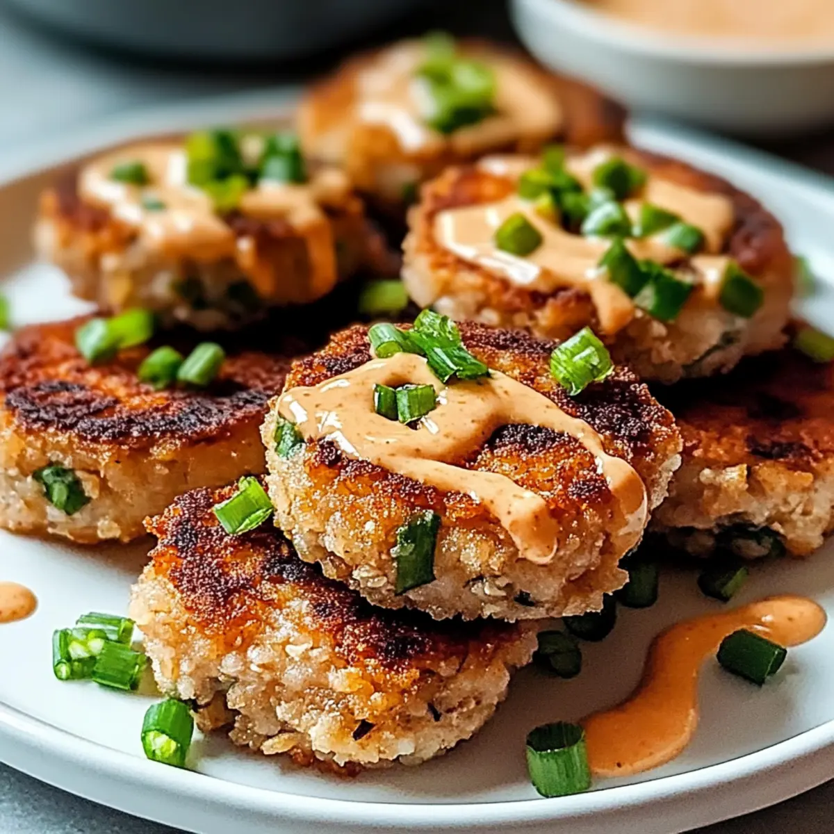 Tuna Cakes with Spicy Mayo