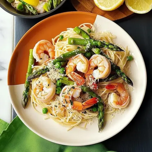 Shrimp Asparagus Pasta