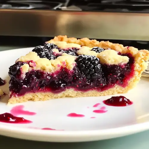 Blackberry Shortbread Wedges