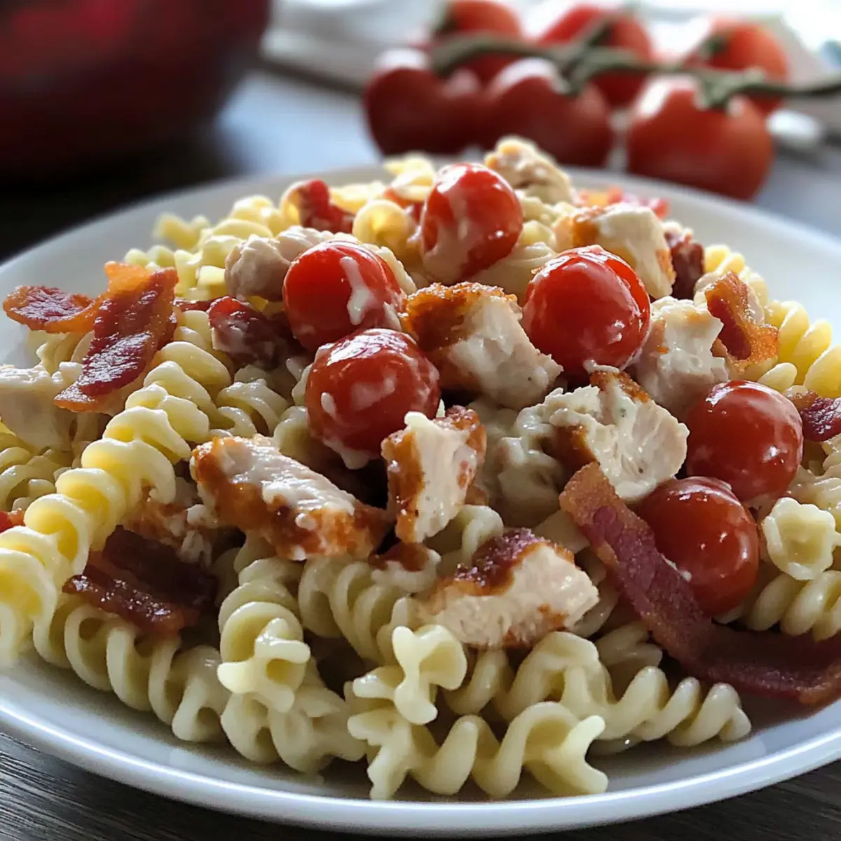 Buffalo Chicken Pasta Salad