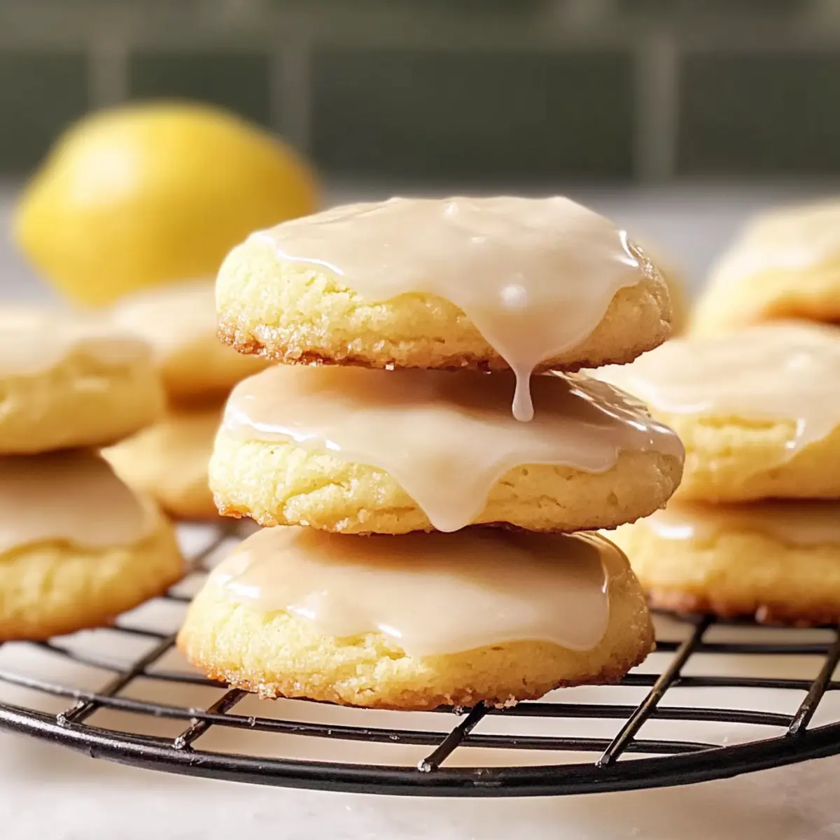 Glazed Lemon Cookies Recipe