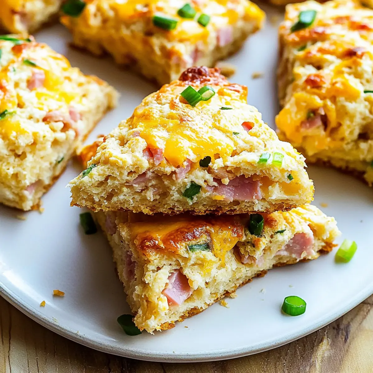 Ham and Cheese Scones
