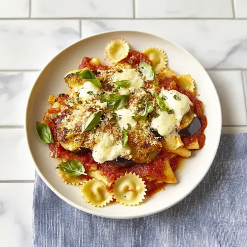Speedy Eggplant Parmesan