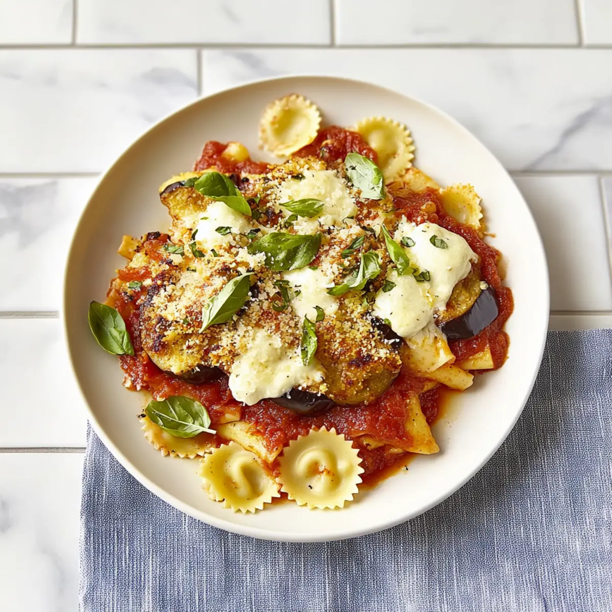 Speedy Eggplant Parmesan