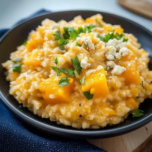 Slow Cooker Butternut Squash Risotto