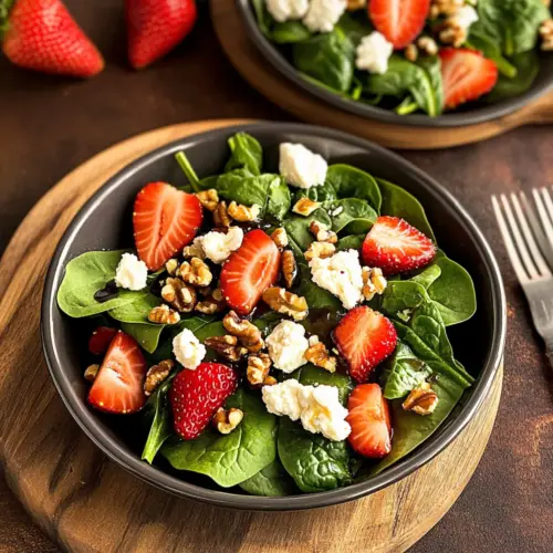 Strawberry Goat Cheese Salad