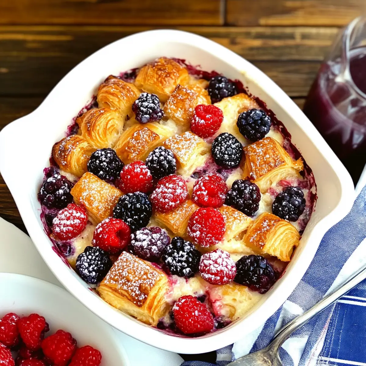 Berry Croissant Bake