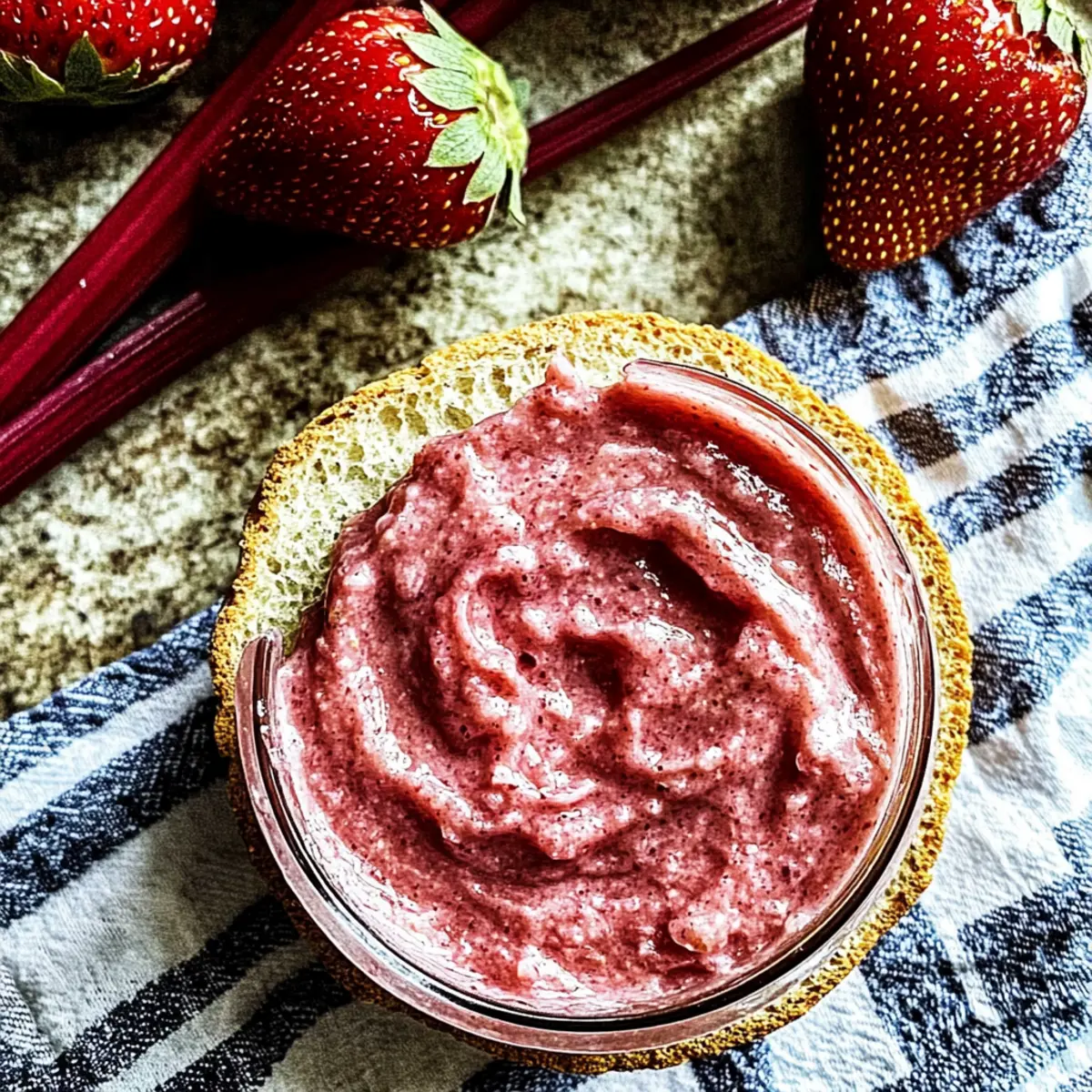 Strawberry rhubarb jam