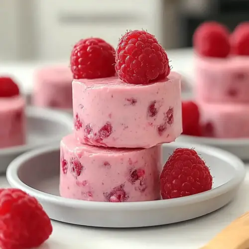 Cool Raspberry Yogurt Bites