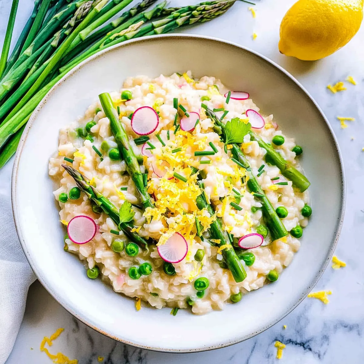 spring vegetable risotto