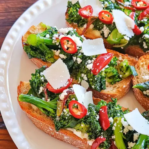 Broccoli Rabe Tartines