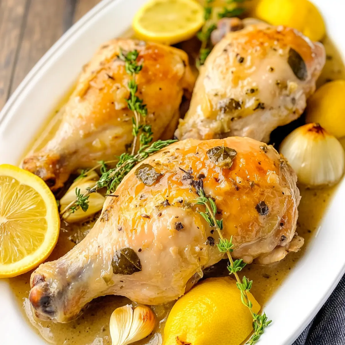 Crock Pot Lemon Chicken