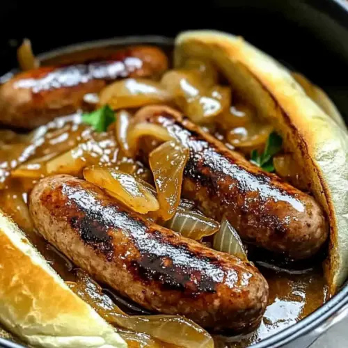 Slow Cooker Beer Brats with Onions
