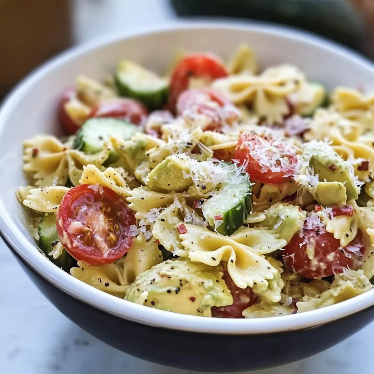 Avocado Pasta Salad Recipe