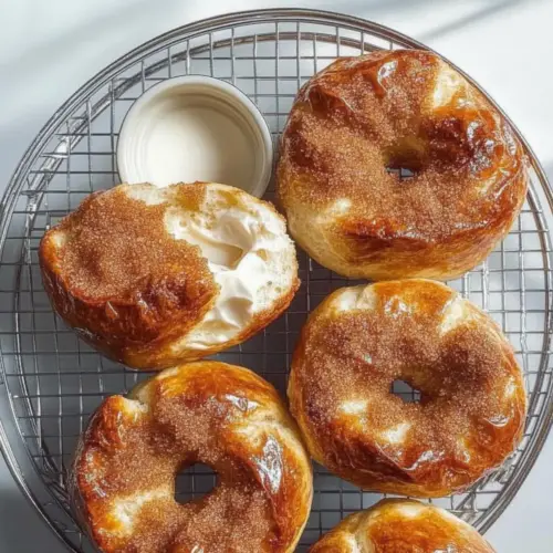 Panera Bread Cinnamon Crunch Bagel