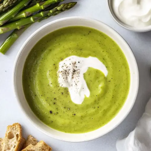 Sugar Snap Pea and Asparagus Soup