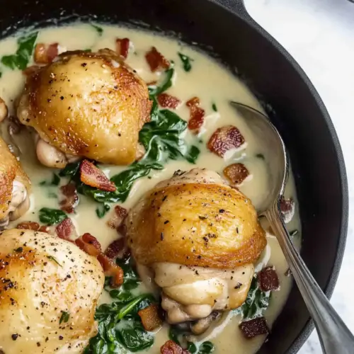 CREAMY SPINACH BACON CHICKEN