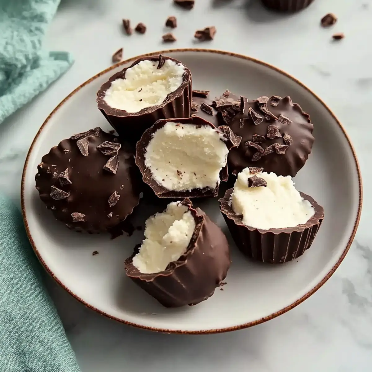 Vegan Frozen Yogurt Bites