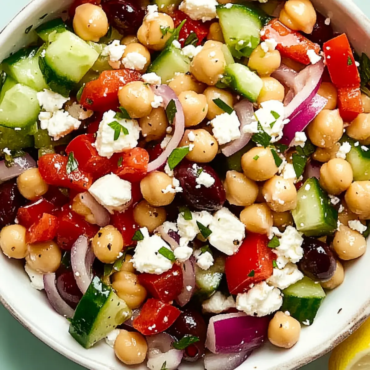Mediterranean Chickpea Salad