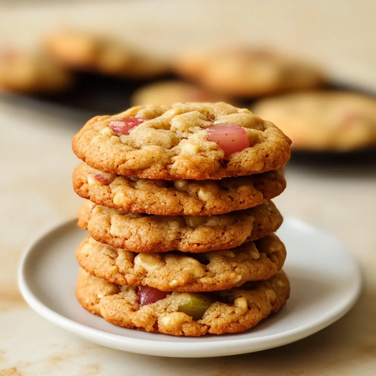 Soft Rhubarb Cookies Recipe