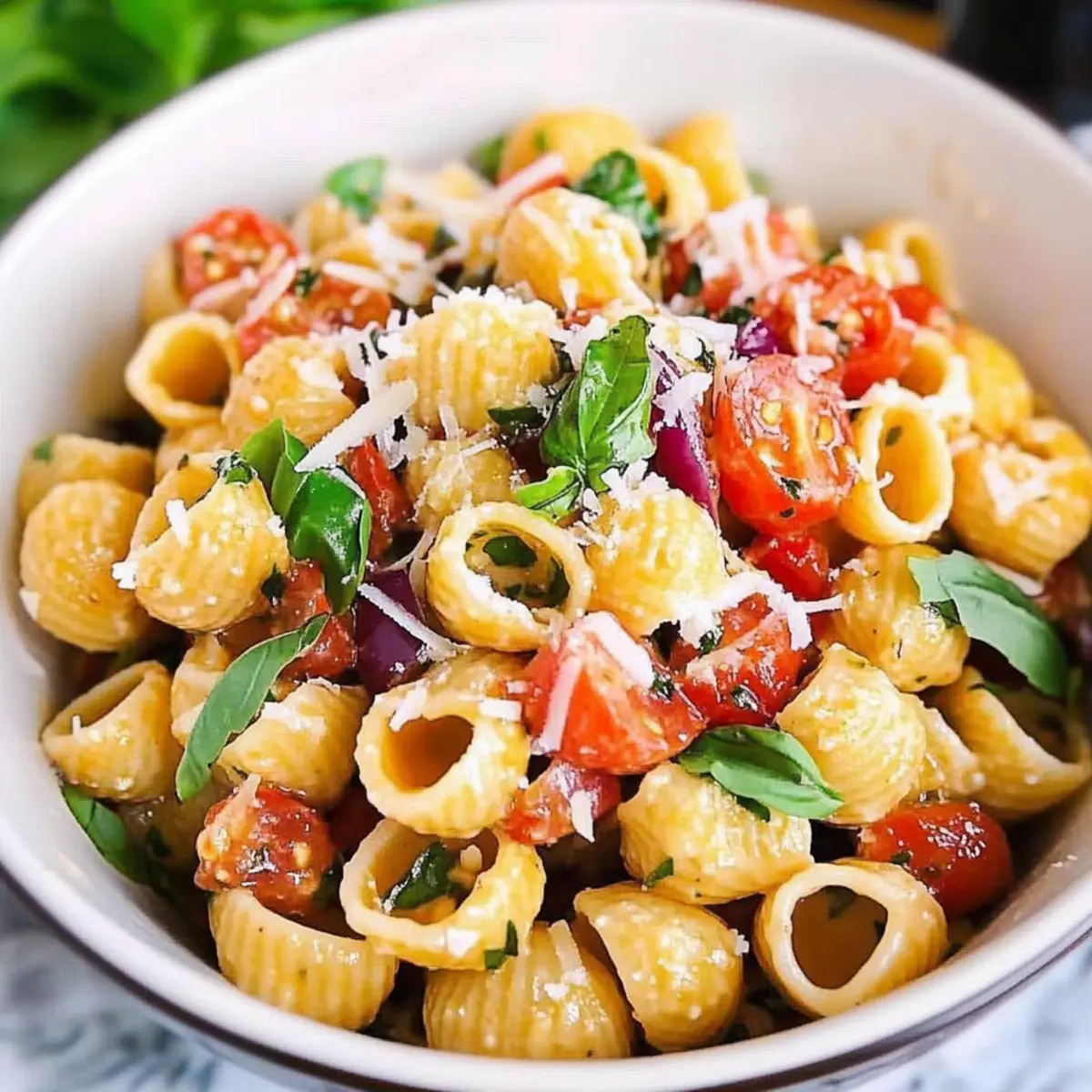 Bruschetta Pasta Salad Recipe