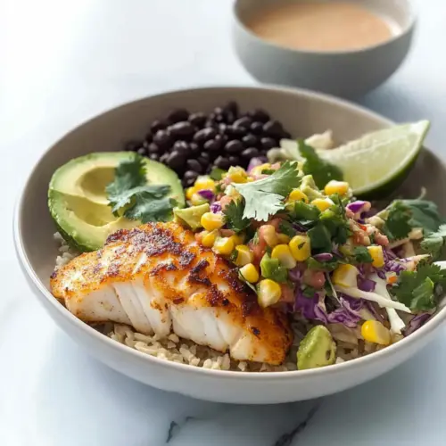 Baja Fish Taco Bowls