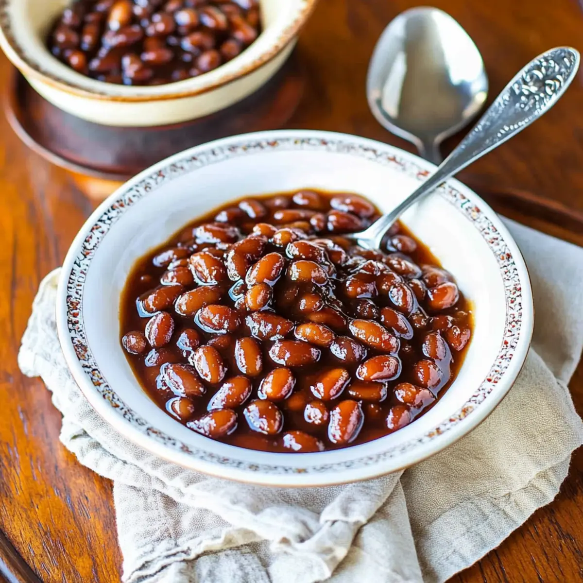 Bourbon Maple Slow Cooker Baked Beans
