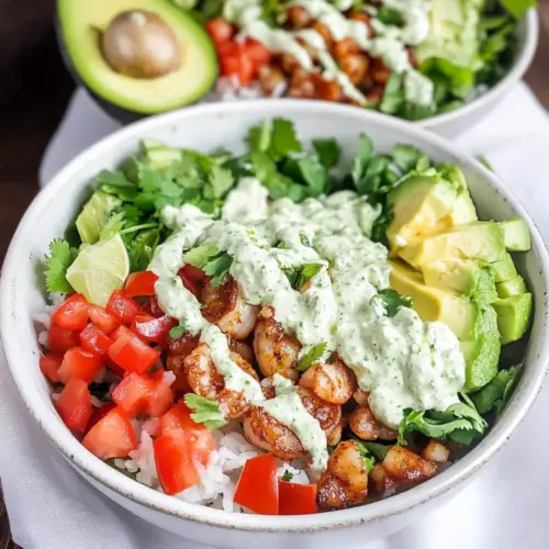Mexican Rice Bowls with Shrimp