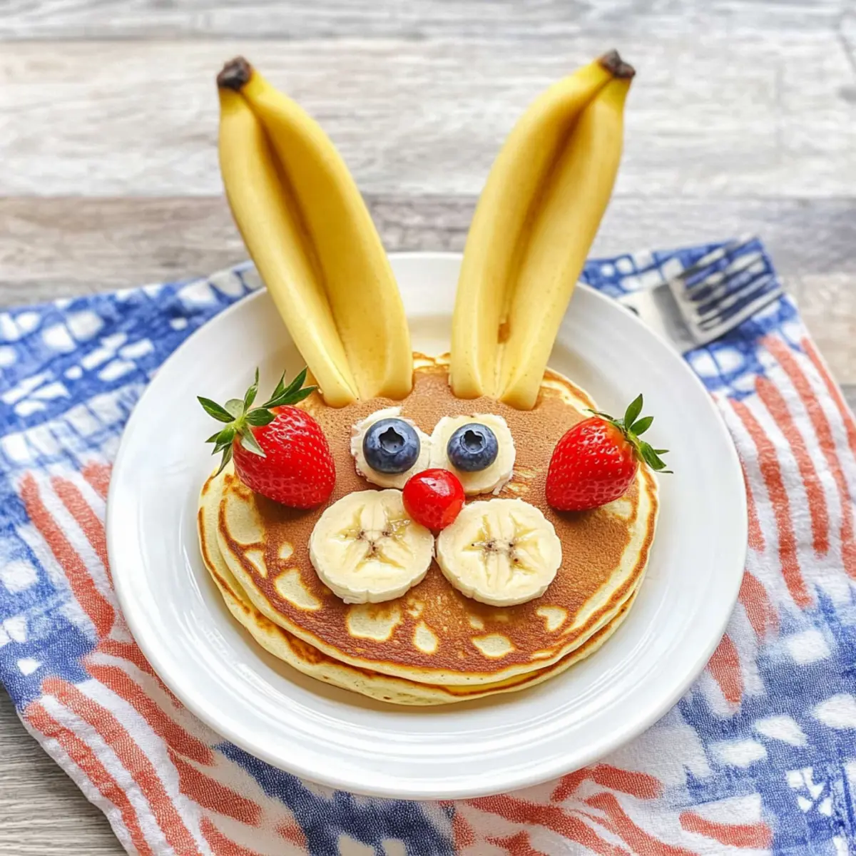 Easter Bunny Pancakes