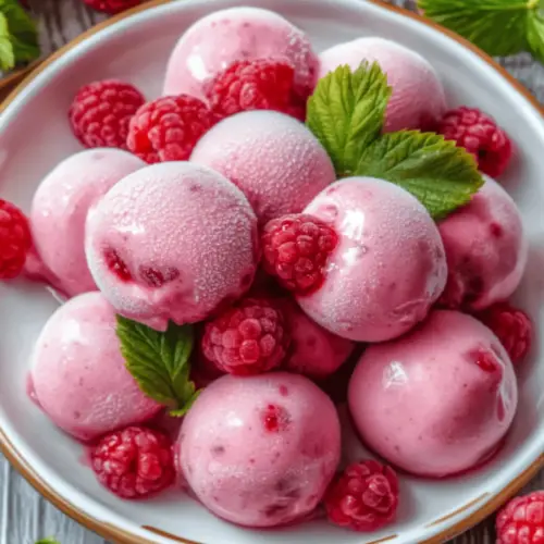 Frozen Raspberry Yogurt Bites