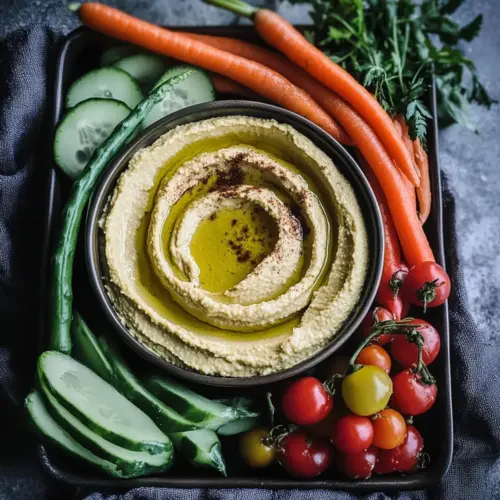 Gut-Friendly Lemon Garlic Hummus