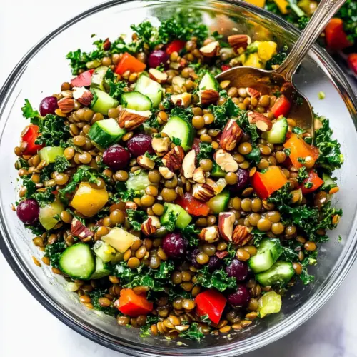 Crunchy Lentil Salad