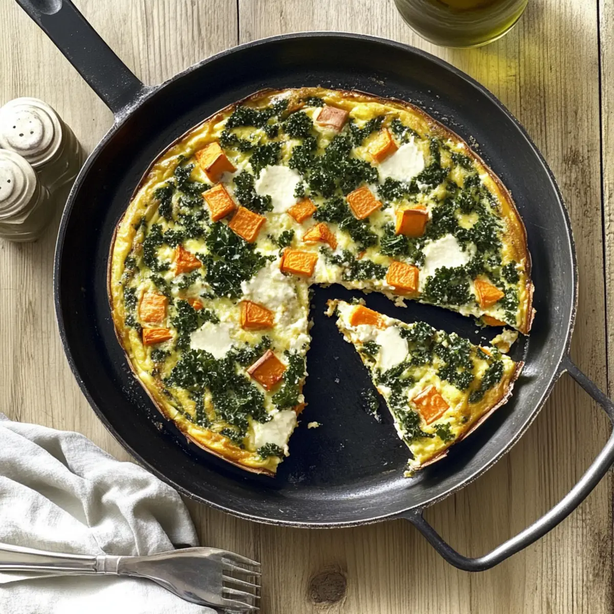 Sweet Potato Kale Frittata