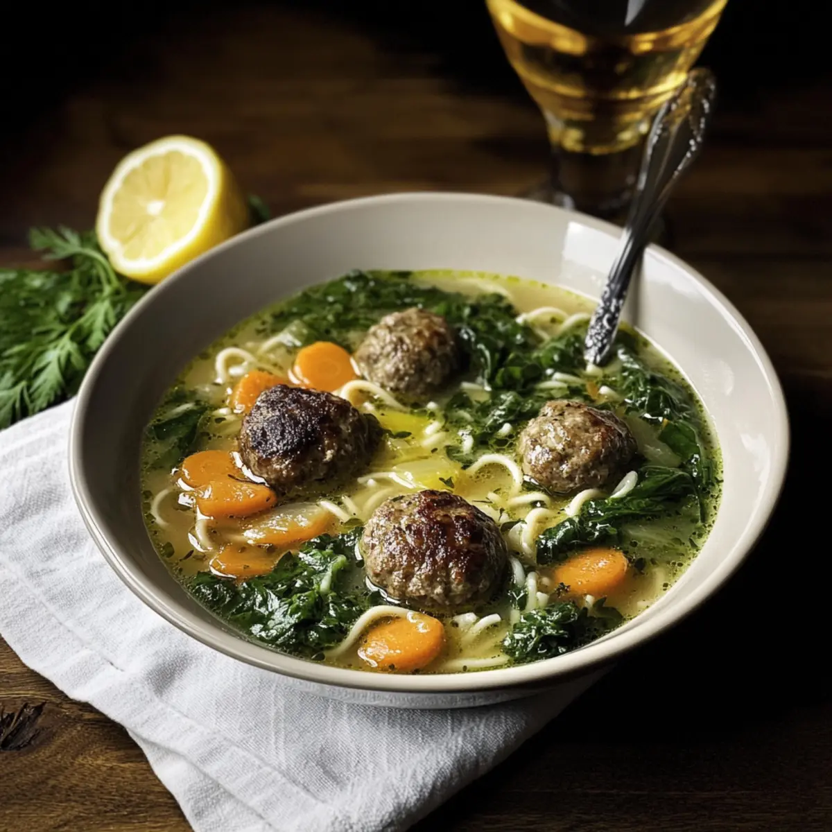 Venison Italian Wedding Soup