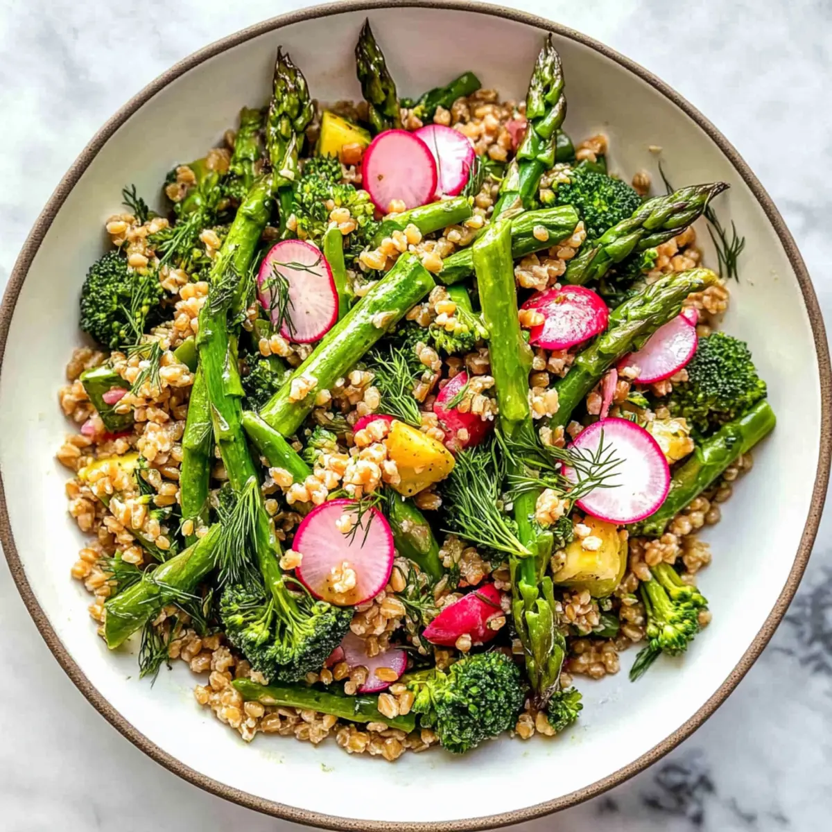Spring Farro Salad Recipe