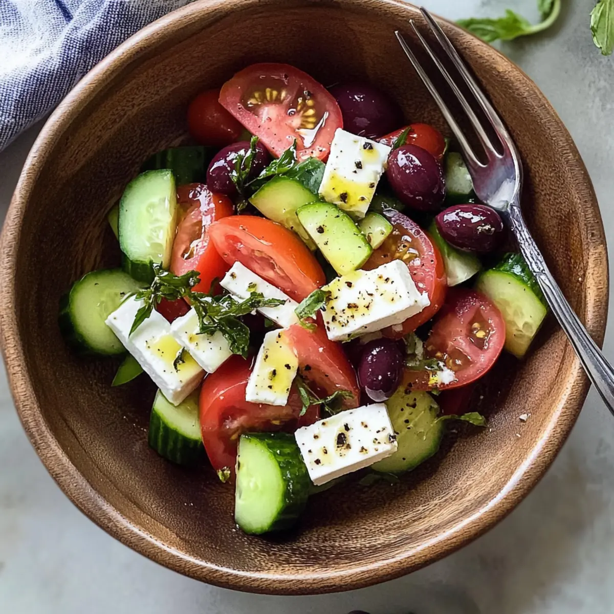 Horiatiki Salad (Greek Village Salad)