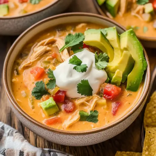 Creamy Chicken Fajita Soup