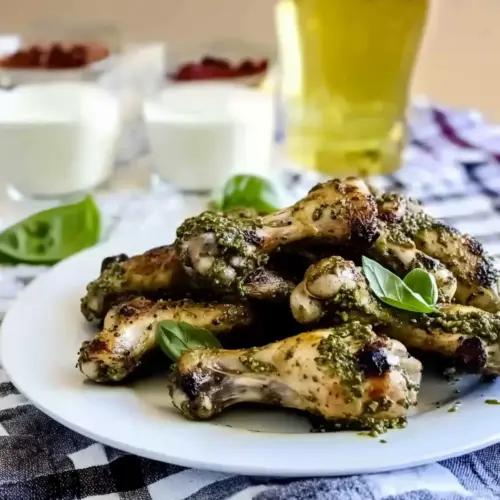 Pesto Chicken Wings