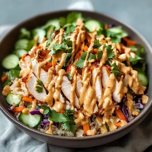 Chicken Crispy Rice Salad