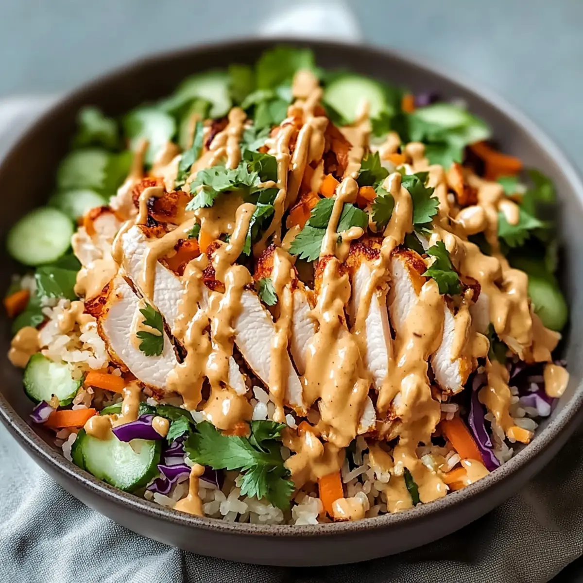 Chicken Crispy Rice Salad