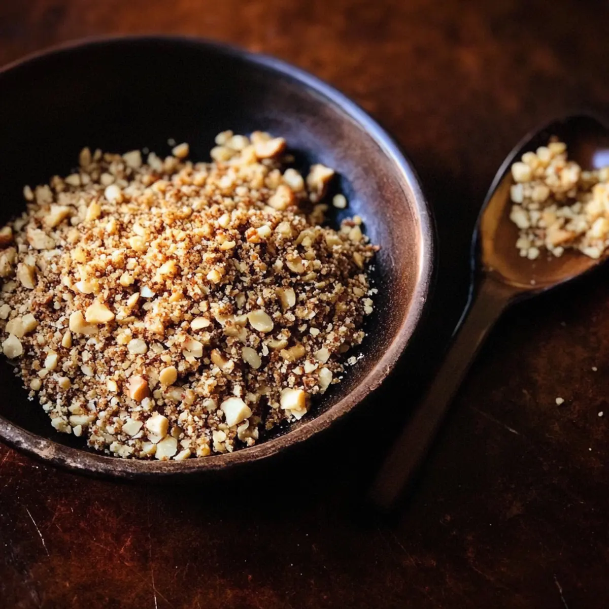 Homemade Roasted Walnut Dukkah